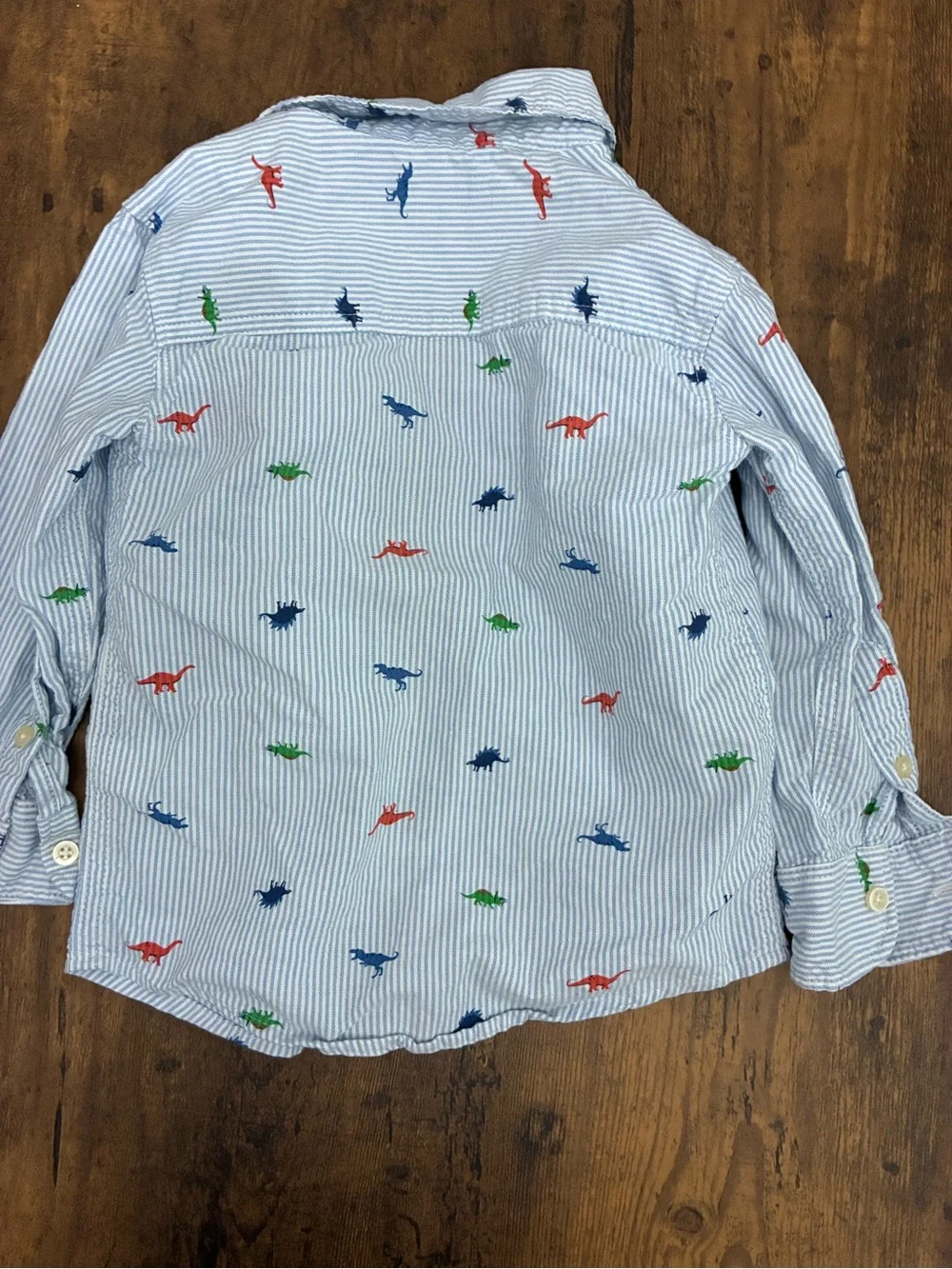 Carter’s Boys 2T Button-Down Dinosaur Shirt